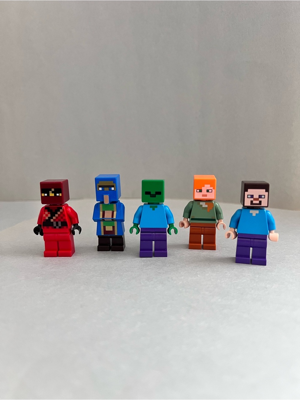 Lego Minecraft Minifigure Bundle